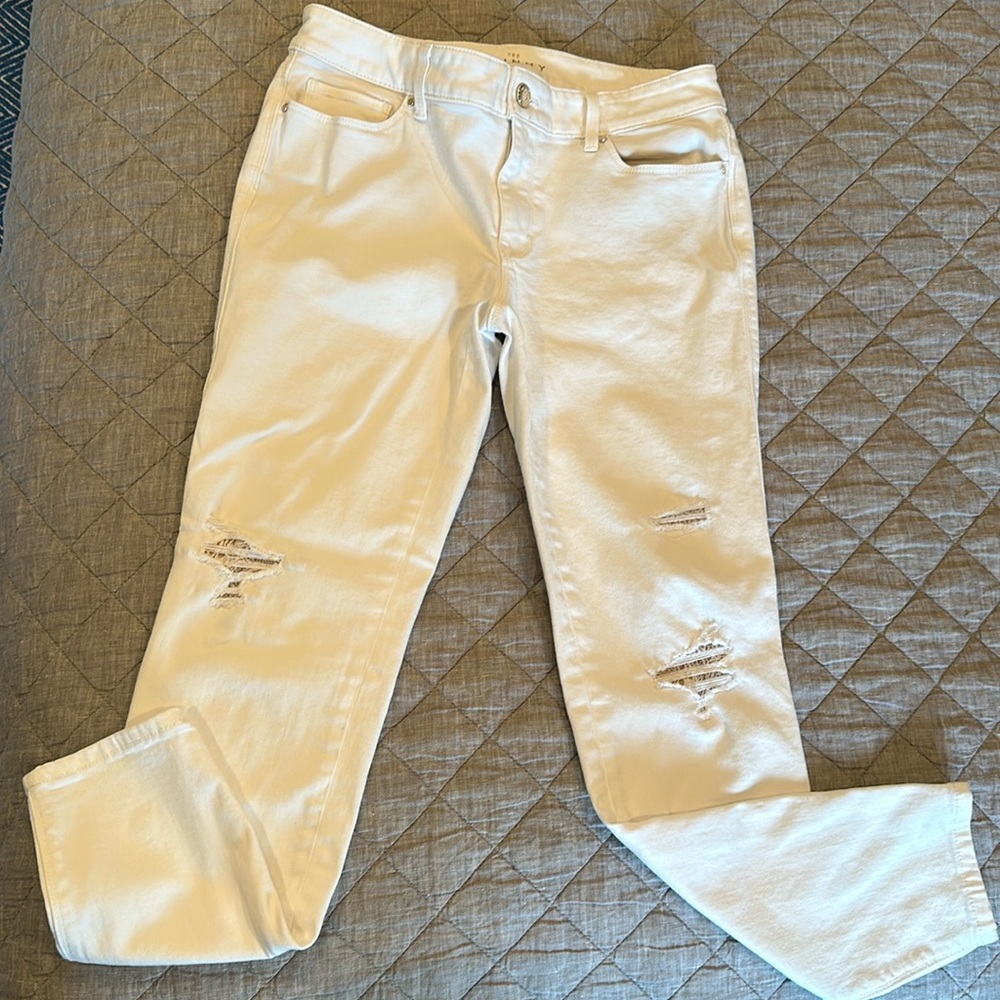 White House Black Market Skinny Cropped Jeans